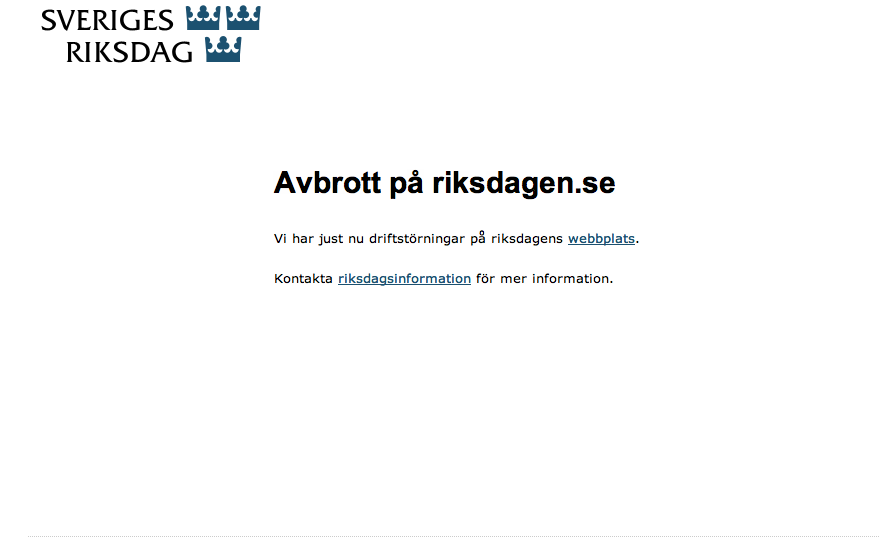 hemsidor hackade